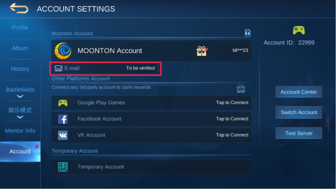 example of moonton email